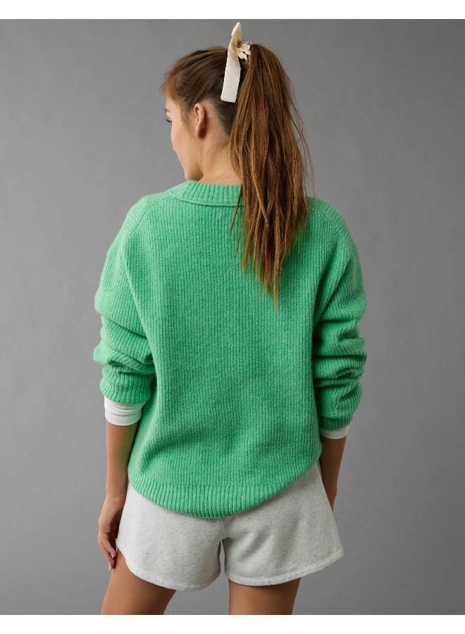 American Eagle AE Whoa So Soft Crew Neck Sweater - Image 4