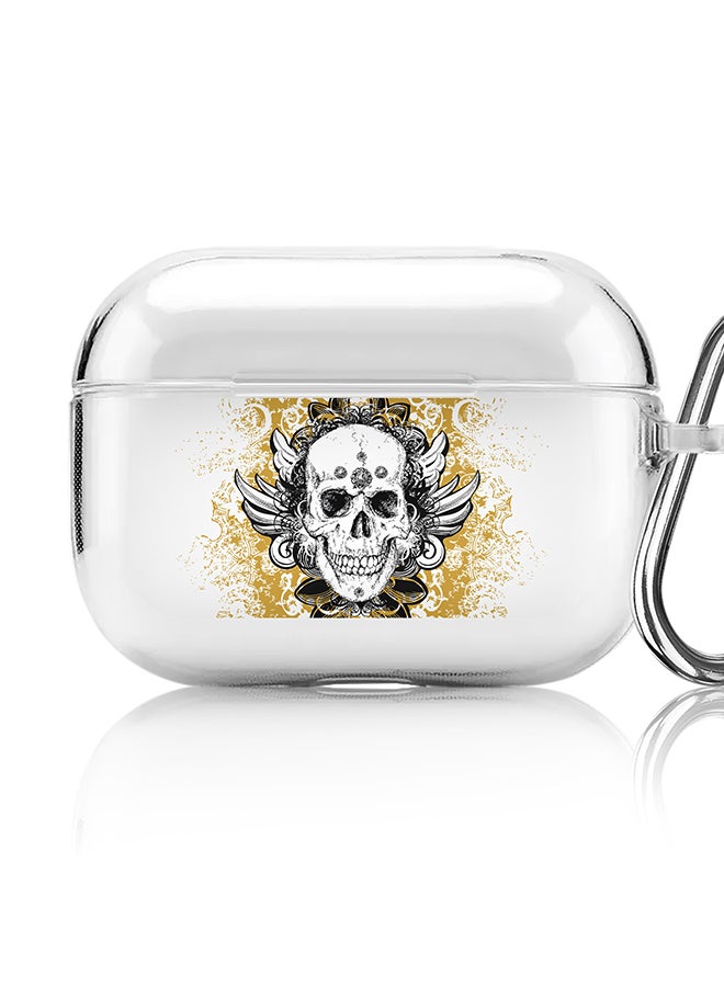 Stylizedd Classic Clear printed Case for Apple AirPods Pro 2nd Generation Thin Transparent Cover [Designed for Apple AirPods Pro 2nd Generation] - Skull Cult - Image 1