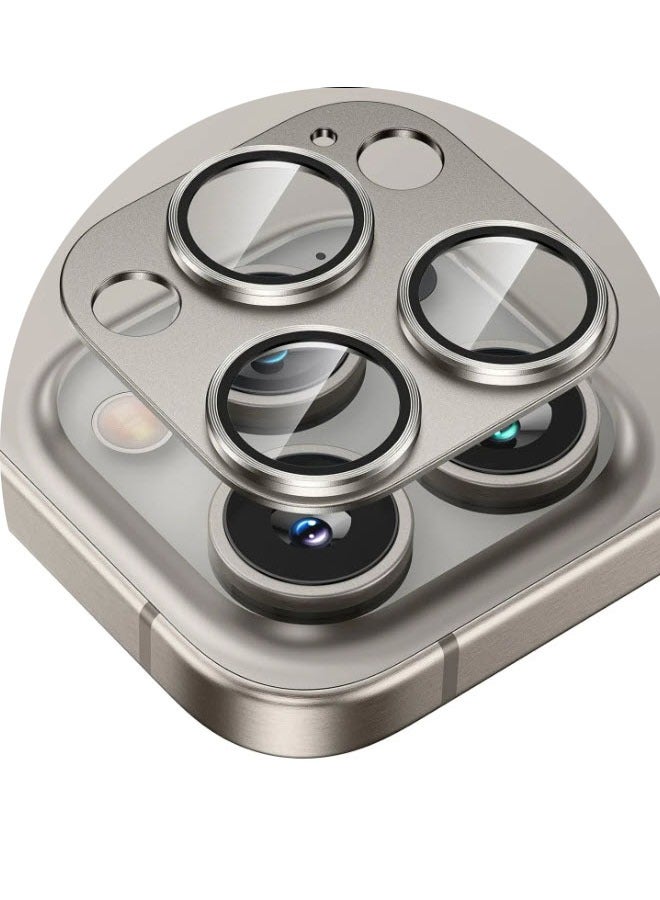 High-Quality IPhone 16 Pro Max /16 Pro Camera Protector - Natural Titanium - Image 2