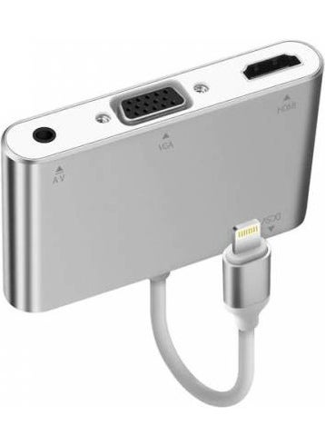 Polhammobile كابل الصوت والفيديو VGA من بولهام للايفون والايباد، كابل محول الصوت والفيديو VGA من أبل  - Image 1