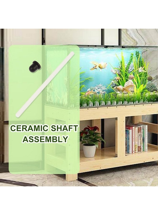 AILLSA Ceramic Shaft Assembly Compatible with Fluval 304, 305, 404, 405 for Impellers w/Straight Fan Blades Only, A20066 External Filter Replacement Shaft - Image 5