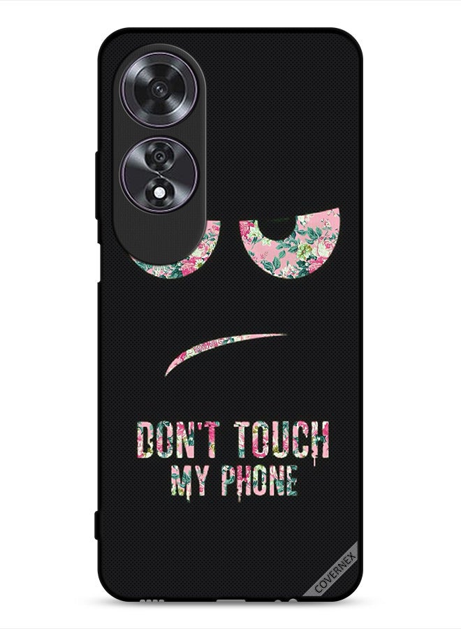 Covernex غطاء حماية أوبو A60 لا تلمس هاتفي مزهر - Image 1