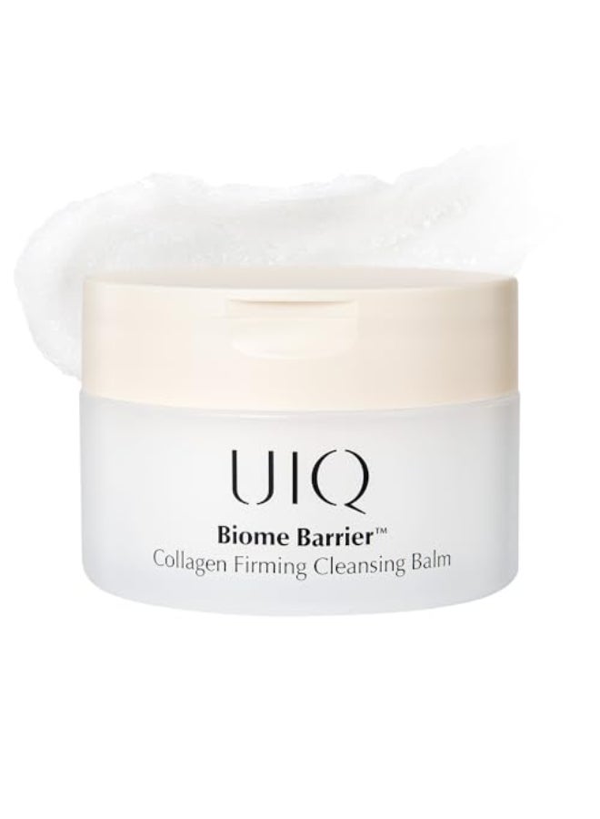 UIQ Biome Barrier Collagen Firming Cleansing Balm Deep Pore Makeup Cleansing Balm for Blackheads Whiteheads Waterproof Makeup 338 fl oz - Image 1