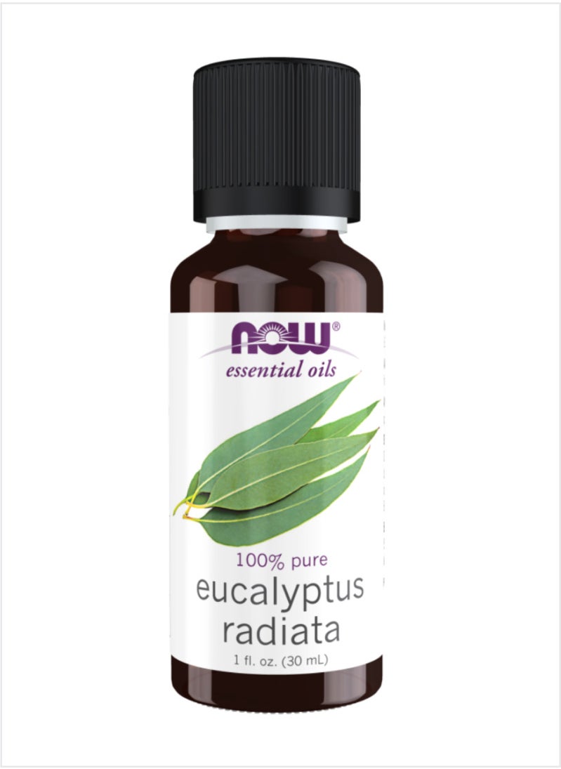 now NOW Eucalyptus Radiata Essential Oil - 100% Pure Gentle Freshness, 30ml 