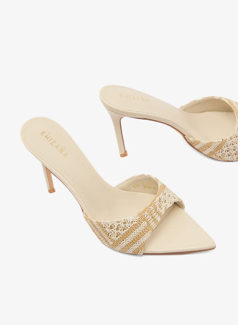 Khizana OFF WHITE Heeled Sandals for Women | Best Price UAE