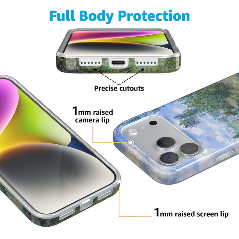 Casely iPhone 17 Pro Case | Monet's View | The Met Museum | Compatible with MagSafe | Classic Ultra Slim Design - Image 5