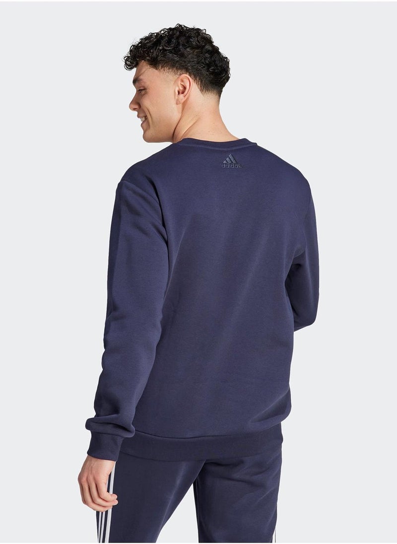Adidas Essentail Fleece Big Logo Sweatshirt  - Image 2