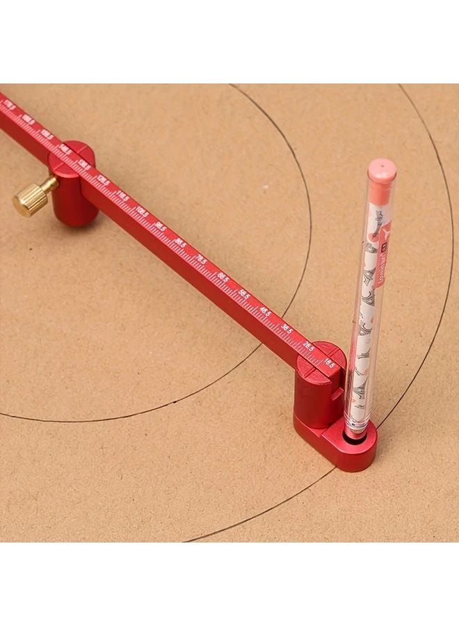 320mm Aluminum Alloy Woodworking Center Finder Ruler Circle Measuring Tool for Lathe - Image 5