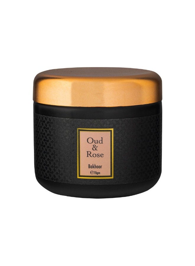 DANUBE HOME Hamidi Oud Rose Bakhoor 70g Premium Incense Floral Aroma - Image 1