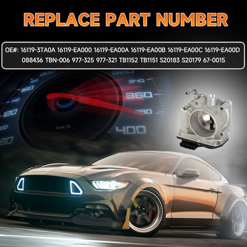 INGKAN 16119-3TA0A Electronic Throttle Body Fits for Nissan Altima 13-18/ Frontier 05-19/ Rogue 14-19/ Rogue Select 14-15 2.5L l4 DOHC OE 16119-EA000 16119-EA00A 16119-EA00B 16119-EA00C 16119-EA00D - Image 3