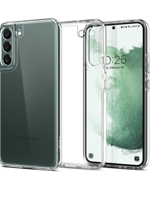 جراب حماية شفاف لموبايل سامسونج S22 Plus /  Samsung S22 Plusمن البولي يوريثين المقاوم للحرارة مضاد للخدوش من تين تك - شفاف