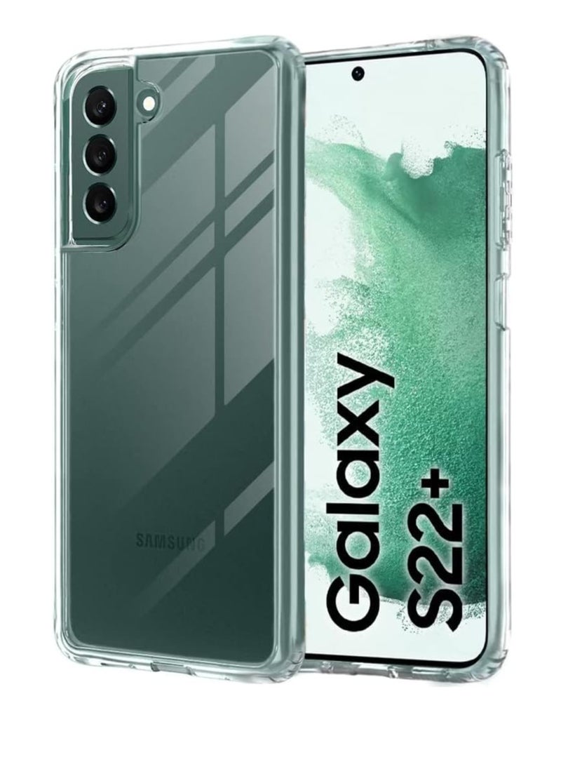 تين تك - جراب حماية شفاف لموبايل سامسونج S22 Plus /  Samsung S22 Plusمن البولي يوريثين المقاوم للحرارة مضاد للخدوش من تين تك - شفاف - Image 1
