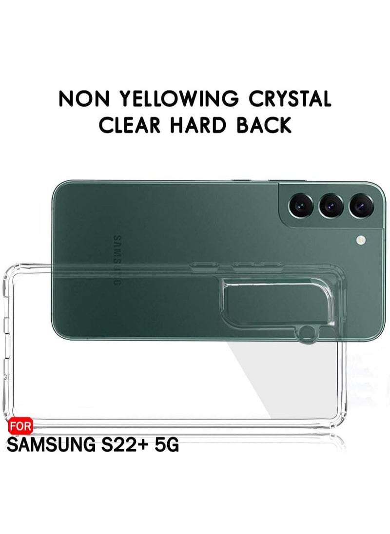 تين تك - جراب حماية شفاف لموبايل سامسونج S22 Plus /  Samsung S22 Plusمن البولي يوريثين المقاوم للحرارة مضاد للخدوش من تين تك - شفاف - Image 1