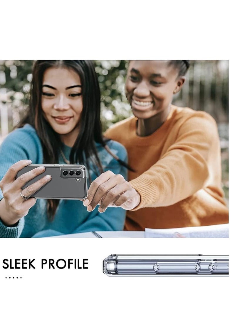 تين تك - جراب حماية شفاف لموبايل سامسونج S22 Plus /  Samsung S22 Plusمن البولي يوريثين المقاوم للحرارة مضاد للخدوش من تين تك - شفاف - Image 1