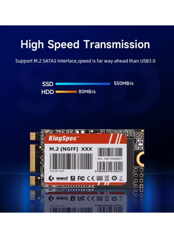 KingSpec 512GB M.2 2242 NVMe PCIe 3.0 x4 Internal SSD – Up to 3500MB/s Read Speed, 3D NAND, NVMe 1.3, High-Speed Solid State Drive for Laptop, Mini PC & Handheld Gaming Devices - Image 5