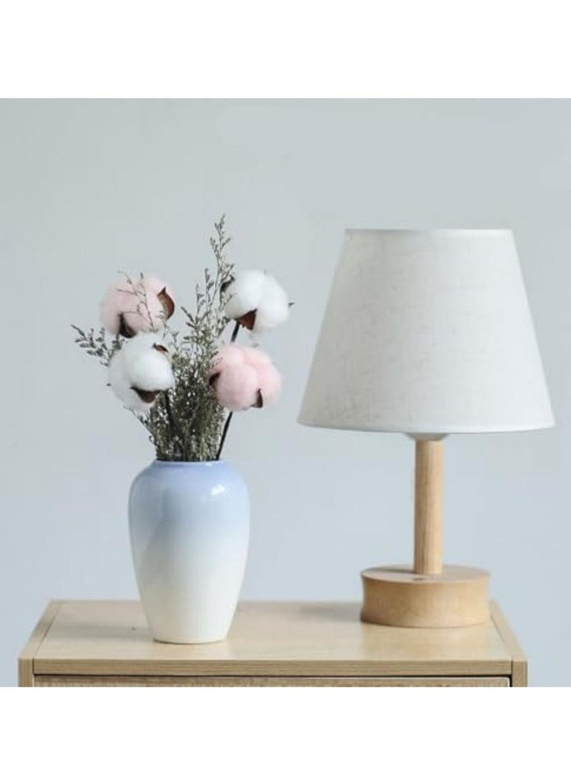 DUNISO مصباح طاولة سرير، مصباح مكتب حديث LED، مع لمبة سطوع ثابت، لغرفة النوم، غرفة المعيشة، غرفة الأطفال، المكتب - Image 5