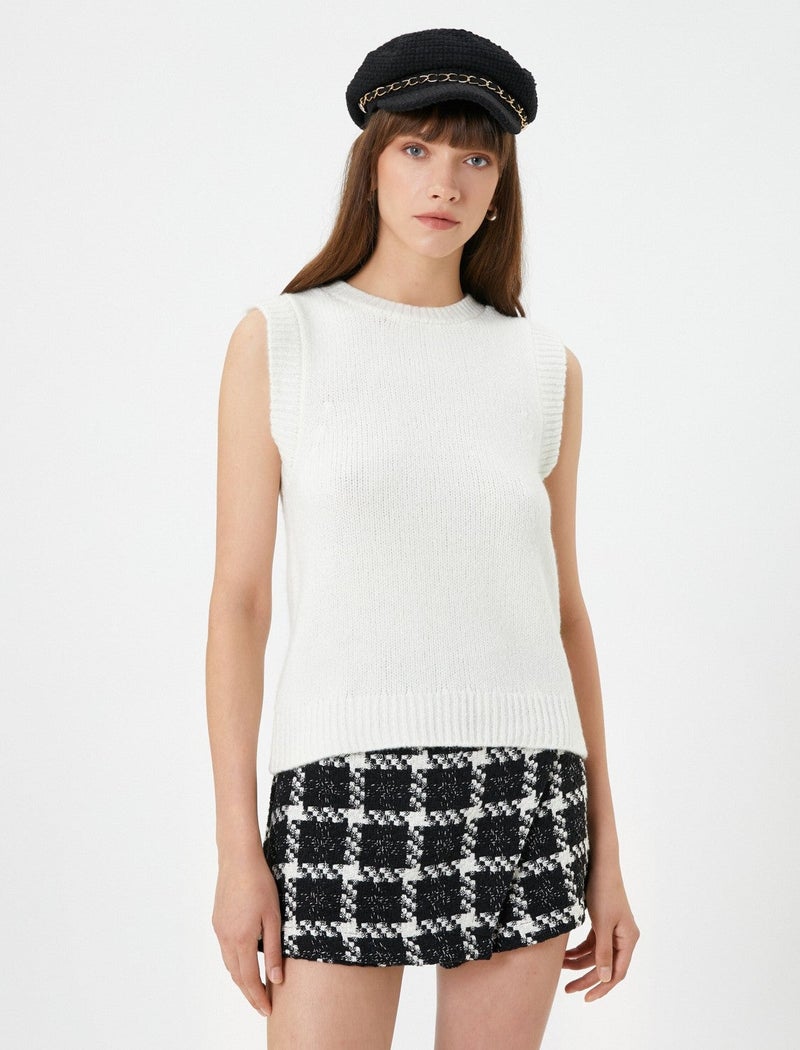 KOTON Knitwear sleeveless vest - Image 3