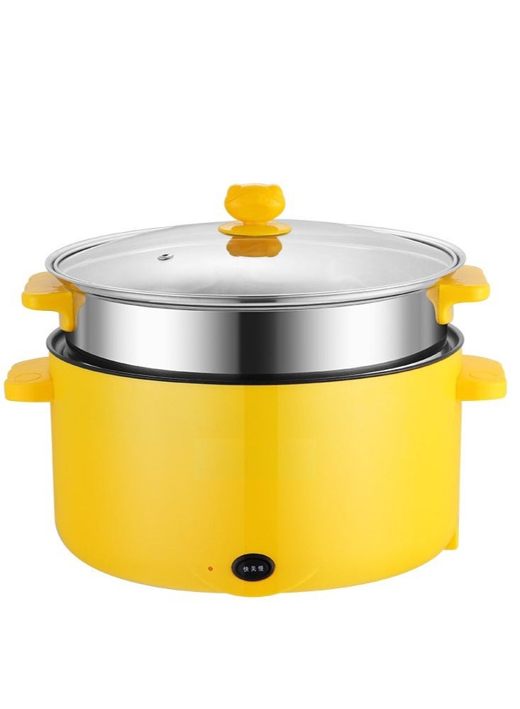 Gasin 2.5L Multifunctional Mini Electric Cooker 400-1000W Non-stick Coating Portable Travel Pot Electric Frying Pan Hot Pot Fast Noodle Pot Fried Steak Egg Soup Pot - Image 1