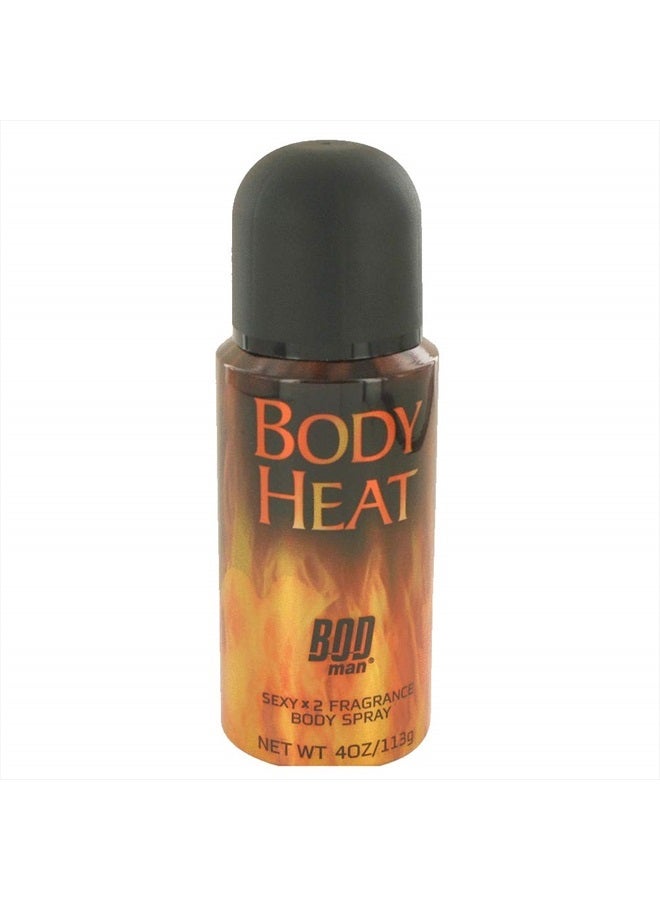 Parfums de Coeur Bod Man Body Heat Sexy X2 Fragrance Body Spray 4 oz Men (Pack of 3) - Image 2