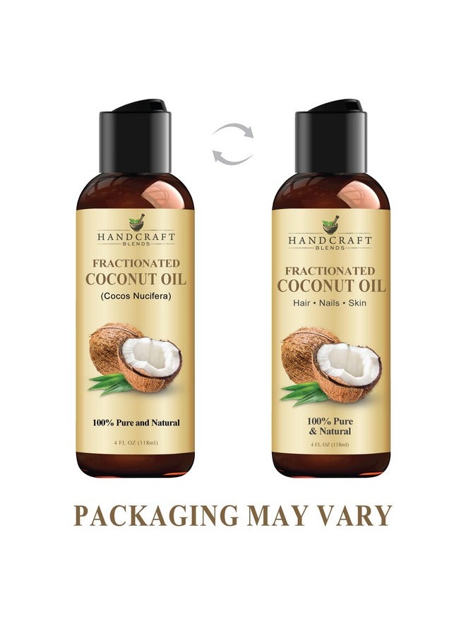 handcraft Blends Fractionated Coconut Oil100% Pure & Natural Premium Grade Coconut Carrier Oil For Essential Oils Massage Oil Moisturizing Hair Oil & Body Oil4 Fl. Oz  - Image 4
