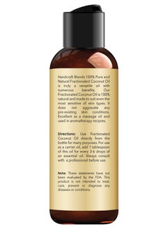 handcraft Blends Fractionated Coconut Oil100% Pure & Natural Premium Grade Coconut Carrier Oil For Essential Oils Massage Oil Moisturizing Hair Oil & Body Oil4 Fl. Oz  - Image 2