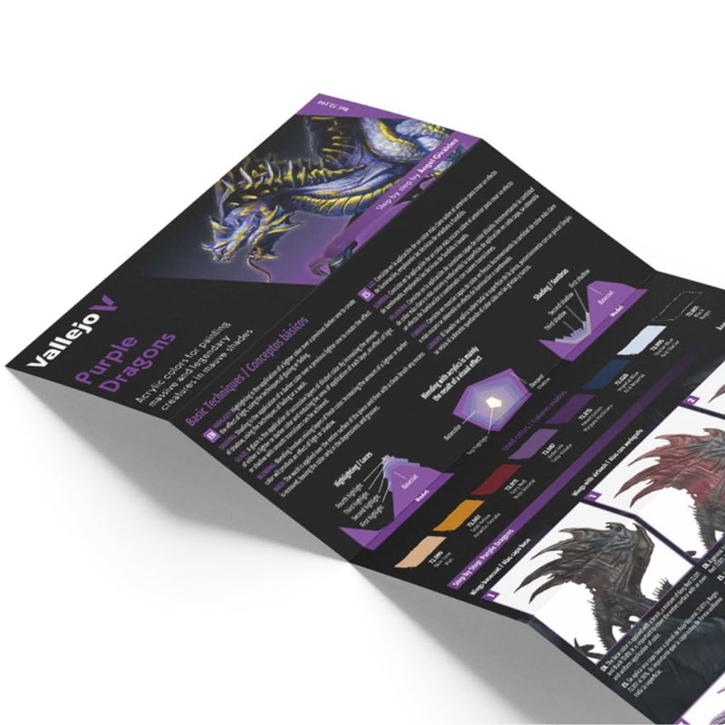 Vallejo - Purple Dragons Acrylic Paint Set | Game Color | Fantasy Color Series Miniature Model Kit for a High Pigment Matte Finish | 8 Bottles x 18 ml. (0.60 fl.oz) - Image 3