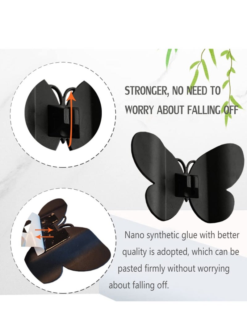 KASTWAVE 4Pcs Cord Organizer, Wire Holder Organizer to Stick on Home Appliances, Cord Clip for Coffee Maker Stirrer Air Fryer Black,White - Image 2