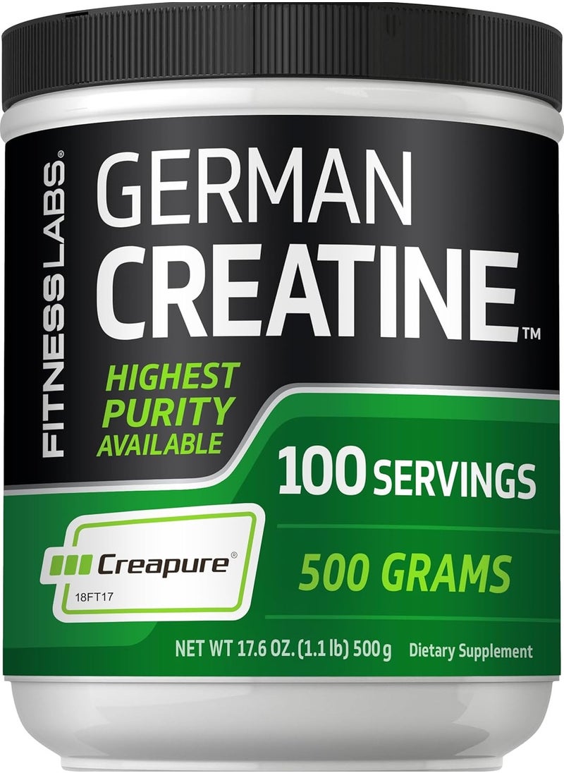 Fitness Labs - German Creatine 100 Servings, 17.6 oz (1.1 Lb) - Image 1