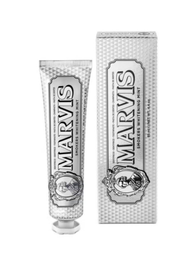 مارفيس تبييض معجون أسنان النعناع - 85 مل / 4.4 أوقية معبأة مع Xylitol لتبييض الأسنان الفعالة والتنفس الطازج - Image 1