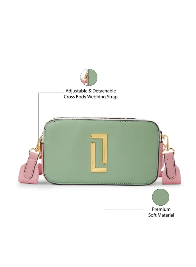 لافي لافى لوكس حقيبة نسائية فينّي  صندوق كروس بودي نعناعي