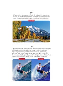 SYOSI Lens Filters for Insta 360 Ace Pro, Waterproof Lens Protection Filter Set, Polarizing Neutral Density HD Filter Lens Protective Protector Cover for Insta 360 Ace Pro (ND8PL+ND16PL+ND32PL+ND64PL)  - Image 5