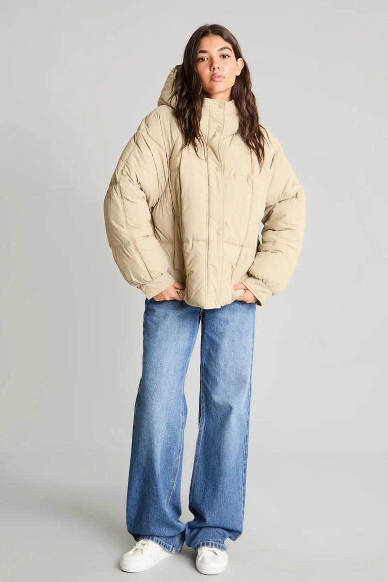 Defacto  Regular Fit Puffer Jacket for Women | Best Price UAE