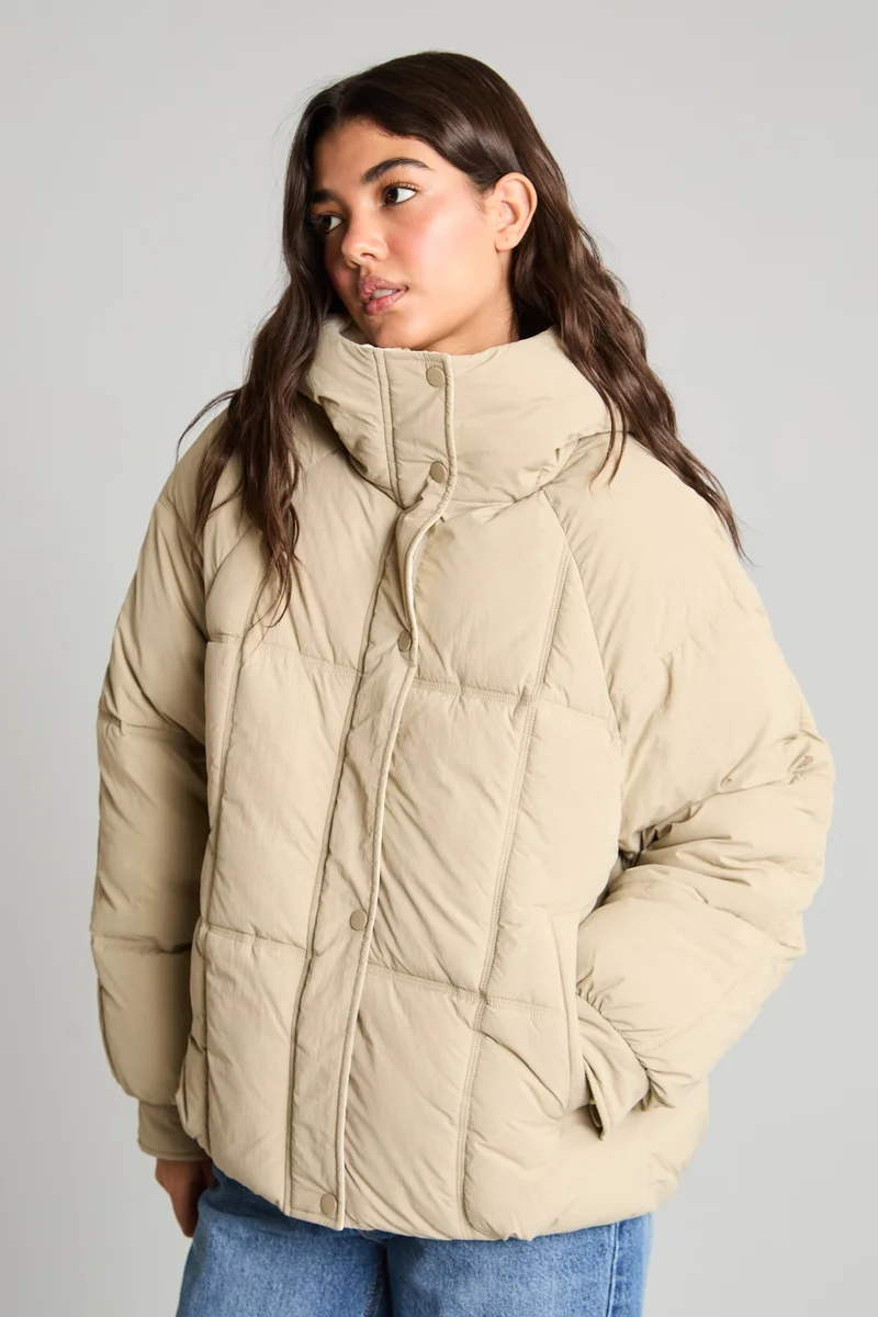 Defacto  Regular Fit Puffer Jacket for Women | Best Price UAE