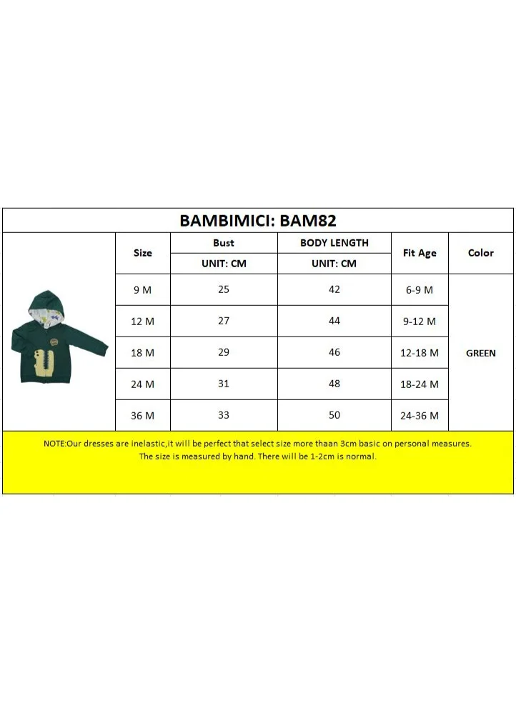 بمبىمىشى هودي بامبيميتشي بطبعة تمساح - أخضر