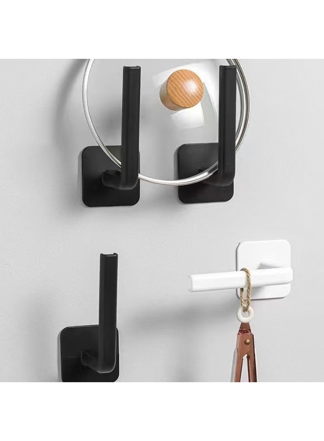 2pcs punch-free hat storage hooks, plastic hooks for hanging keys, hats, towels, self-adhesive sundry hooks, home space-saving storage organizer, suitable for entryways, corridors, bathrooms, bedrooms, homes, dormitories - Image 5