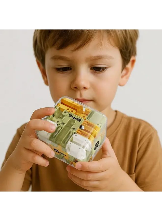 1pc 3D Maze Magic Cube Puzzle Game For Kids Logic Training Motor Skills Educational Toy - Image 2