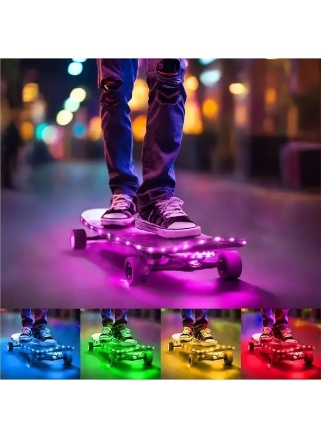ABJ RGB LED Strip Lights 3M, 5050 USB Powered LED Light Strip With Remote Control, IP65 Waterproof Color Changing LED Strip Lights For Bedroom, Gaming Room, TV Backlight, PC Desk, Wall And Room Decoration, Multicolour DIY Strip Lights - Image 4