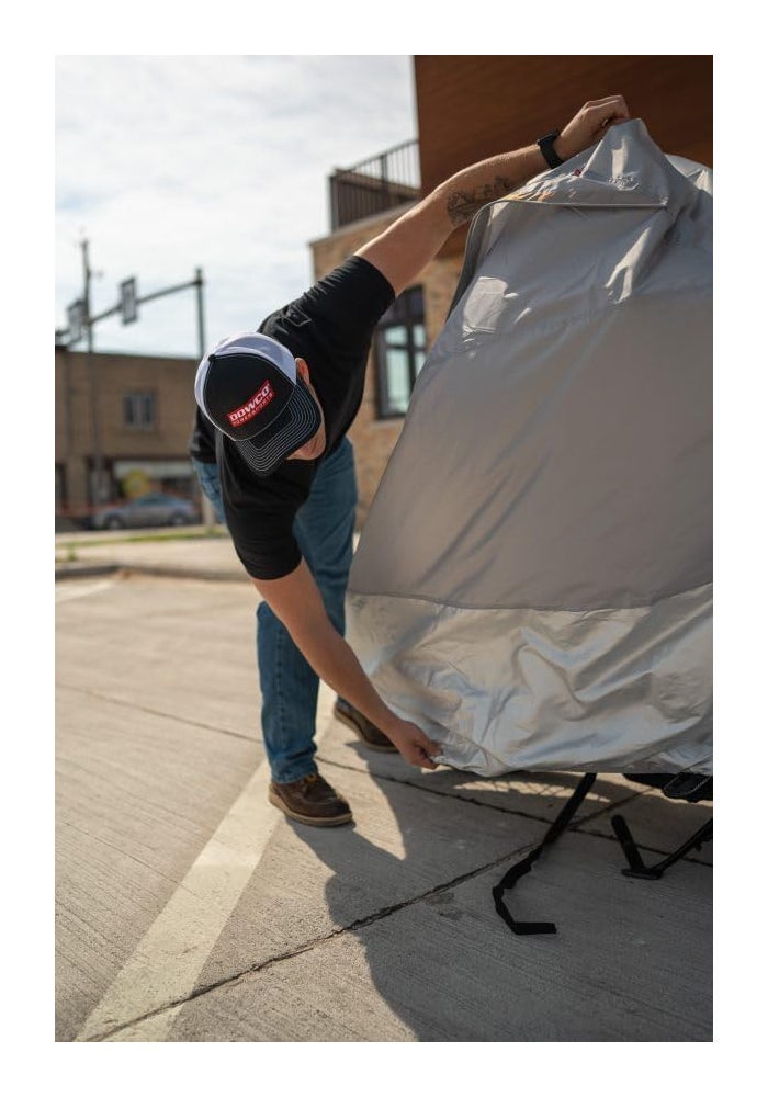 Dowco Guardian UltraLite Plus Motorcycle Cover - Grey - Image 3