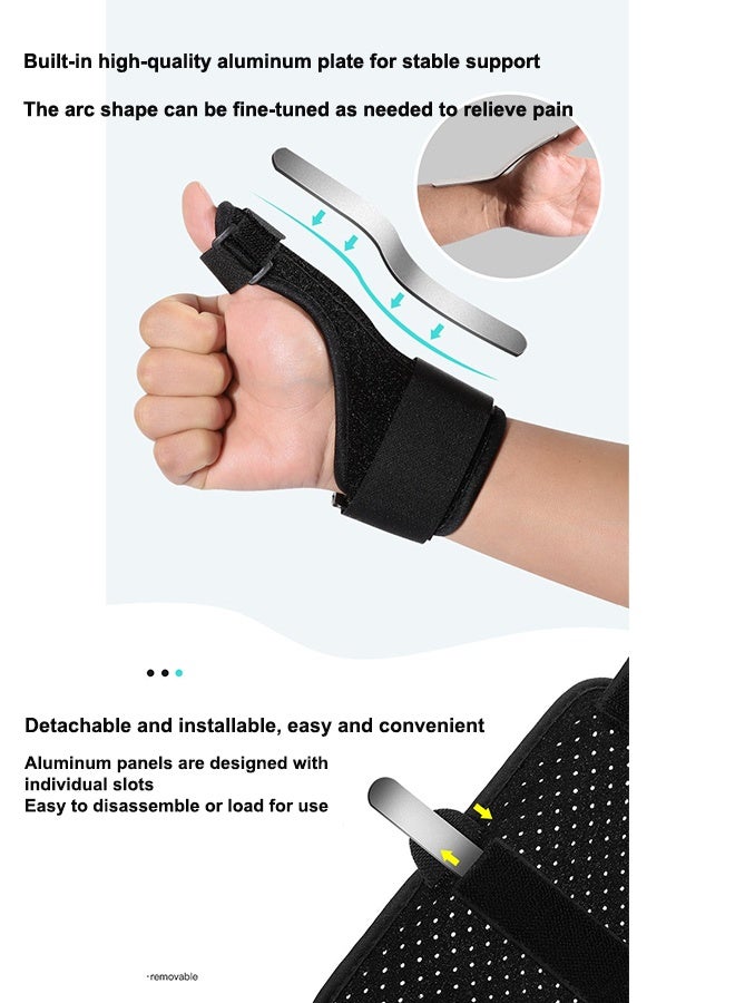 1 pcs Thumb Tendonitis Wrist Brace Stabilizer Adjustable Wrist Support for Sprains Fractures for both Left/right Hand - Image 2