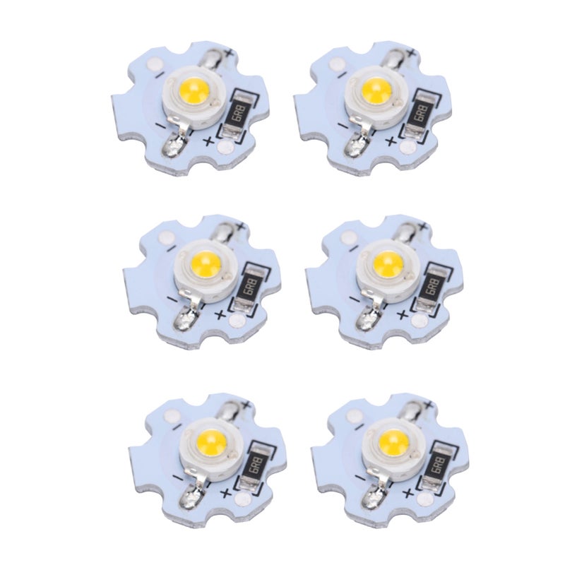 25Pcs 5V LED Chips 200LM 1W High Power LED Lamp Beads for DIY Lighting FixturesWarm White 3000‑3200K - Image 4