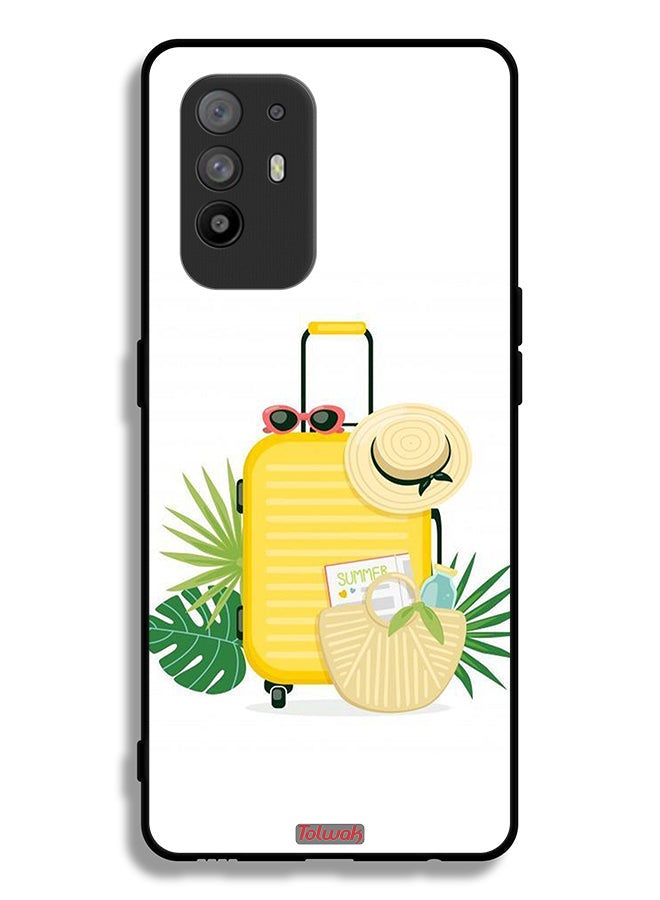 Tolwak Oppo A95 5G Protective Case Cover Summer Digital Art - Image 2