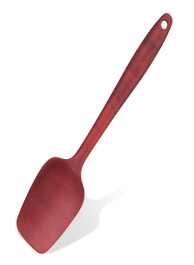 DOSMAMZ Premium Silicone Spoon Spatula, BPA-Free 600°F High Temperature resistance. One-piece Seamless Design, Non -Stick Kitchen Spatulas for Cooking, Baking and Mixing, with Patented Marble Pattern - Image 1