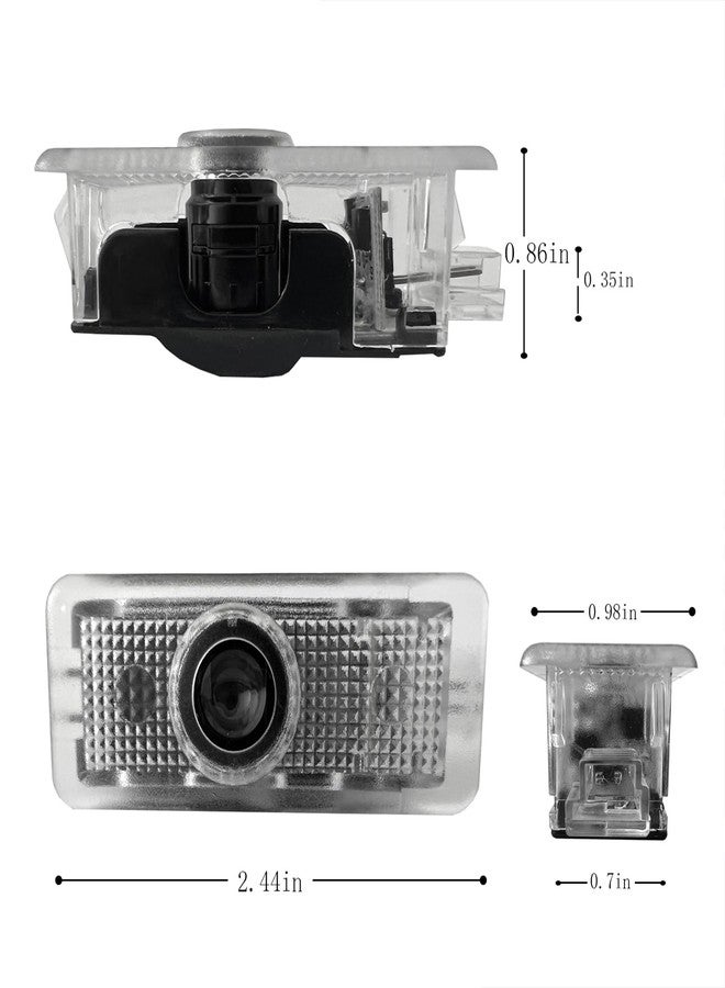 TFSOTLY Non-Fading Car Door LED Logo Projector Welcome Lamp Door Light Puddle Lights Kit Compatible with Accessories CLA45 CLA250 E200 E400 C200 Coupe CLS45 CLS300 CLS350 CLS400 (C/E Coupe/CLA/CLS) - Image 4