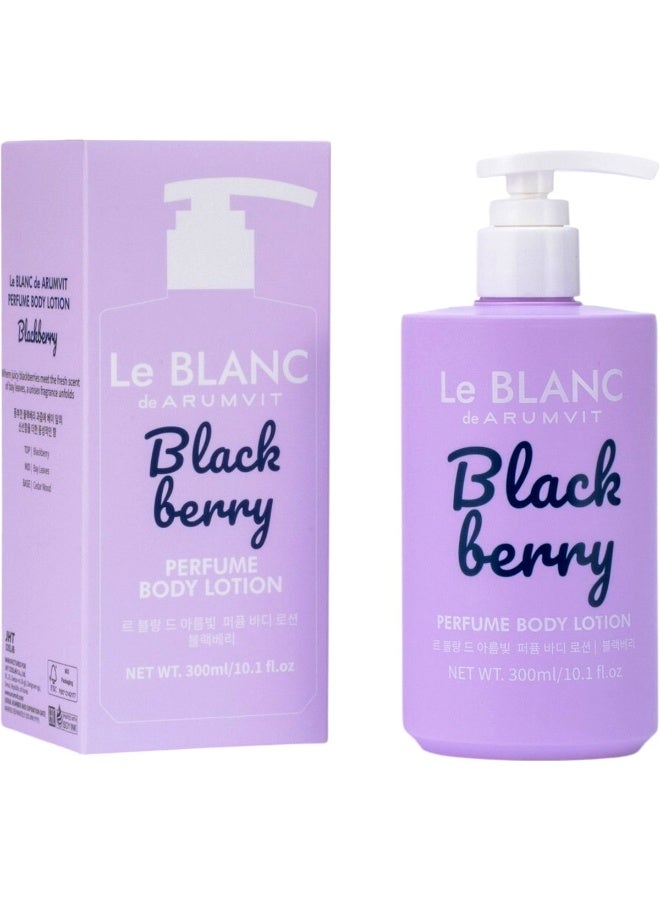 LE BLANC De Arumvit Blackberry Perfume Body Lotion Non Sticky Hydration Mild & Soothing Daily Moisturizer 300 ML - Image 2