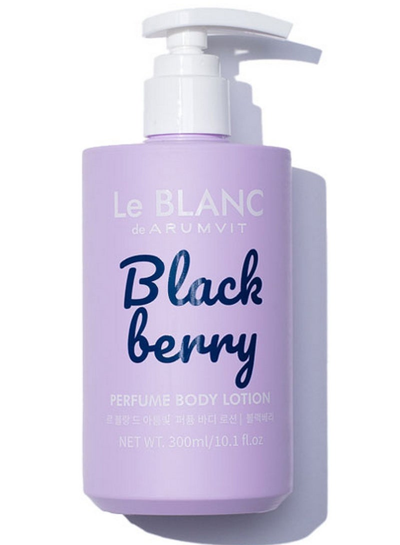 LE BLANC De Arumvit Blackberry Perfume Body Lotion Non Sticky Hydration Mild & Soothing Daily Moisturizer 300 ML - Image 1