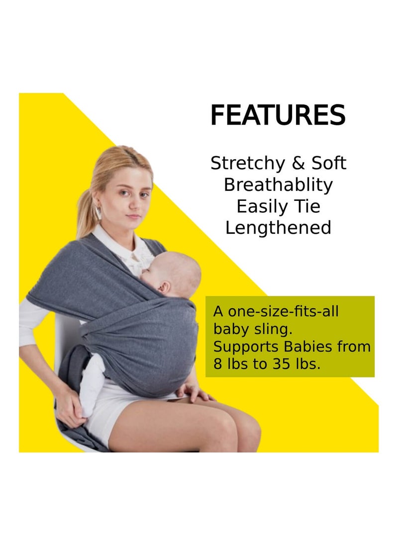 Urban Utility - Little Joy - Premier Infant Carrier for Newborns - Baby Wrap ,  Sling Carrier , Infant Essentials , Swaddle Wrap , Kangaroo Baby Carrier , Infant Backpack , Newborn Gift Ideas ,  Toddler - Image 1