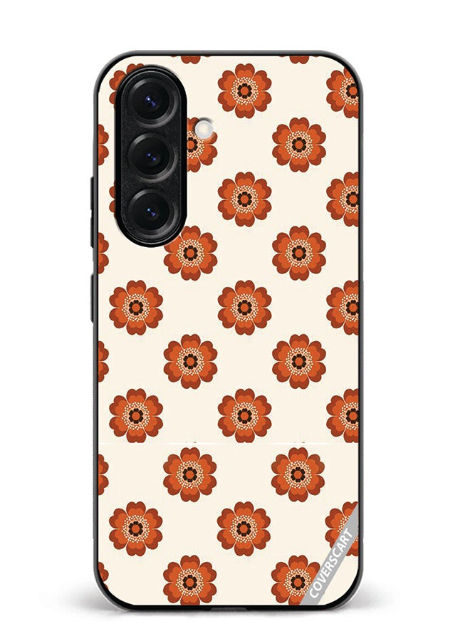 VR CREATIVE Protective Case Cover For Samsung Galaxy S25 Plus Flower Design Multicolour