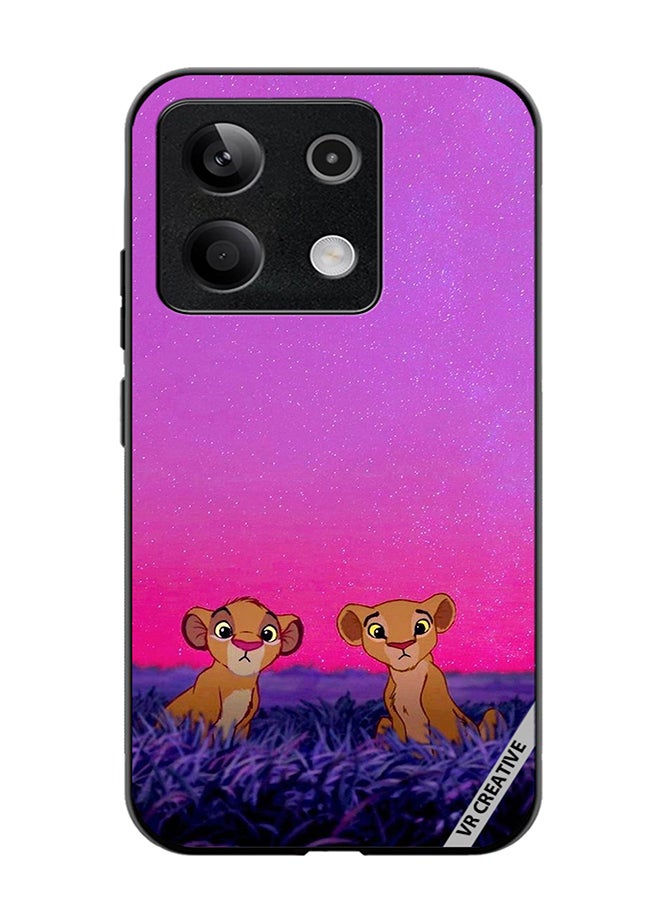 VR CREATIVE Protective Case Cover For Xiaomi Poco X6 Lion King Design Multicolour - Image 1