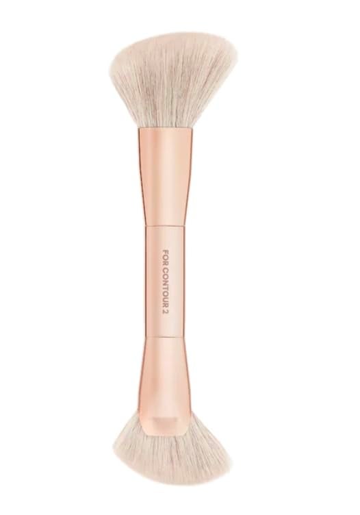PATRICK TA Precision Dual Ended Sculpting Brush, Pink - Image 1