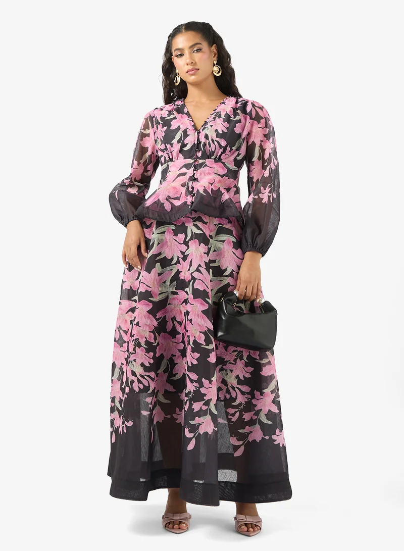 Khizana  Floral Print Dress for Women | Best Price UAE